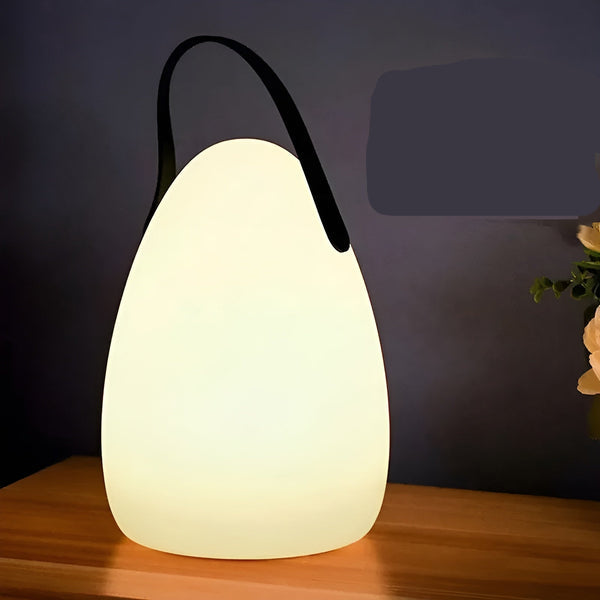 Vandtæt trådløs LED-bordlampe til inde og ude - Lumora