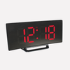 Moderne stil buet LED digital vækkeur