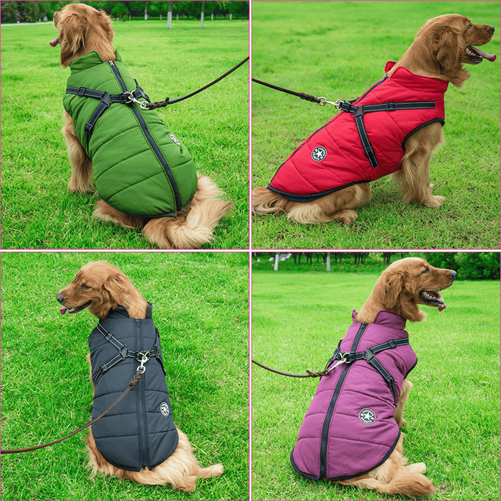 PupGuard - Vinterjakke til hunde med sele