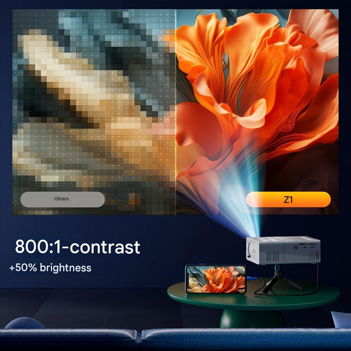Ultraklar miniprojektor (3000 lumen) - LumoBeam
