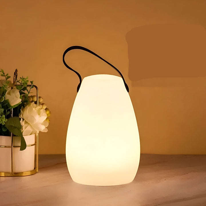 Vandtæt trådløs LED-bordlampe til inde og ude - Lumora