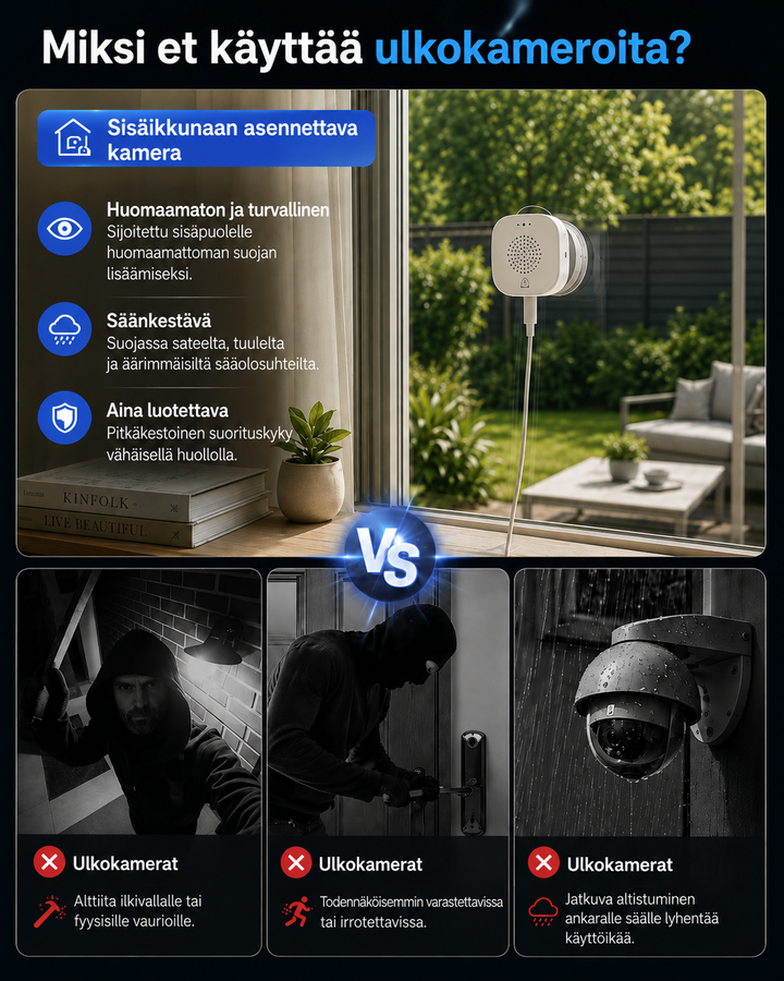 Window Watch sikkerhedskamera – gør ethvert vindue til et overvågningskamera