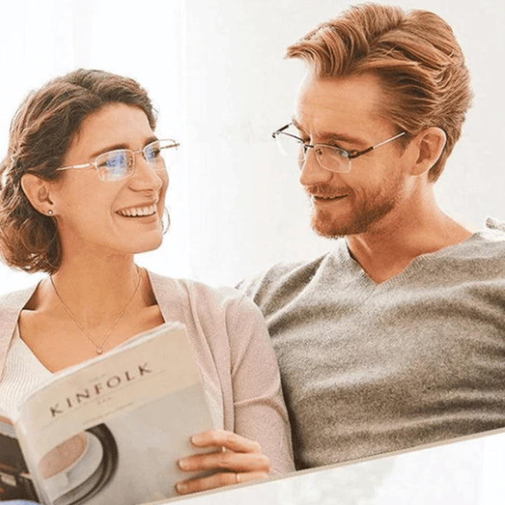 Avancerede multifokale læsebriller med blåtlys-filter - SapphireView