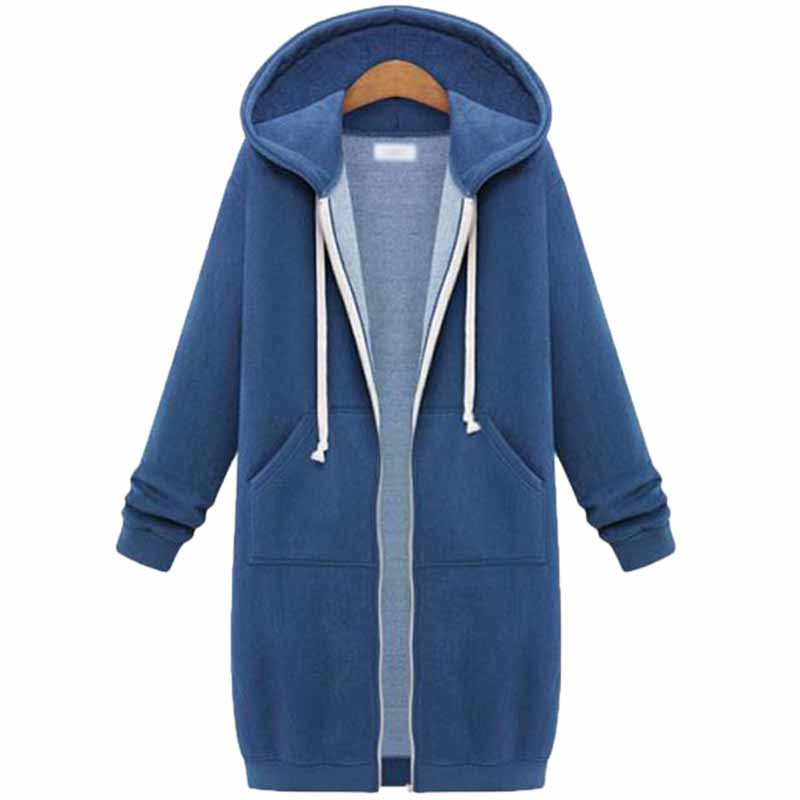 Casual lang cardigan til damer - CozyZip