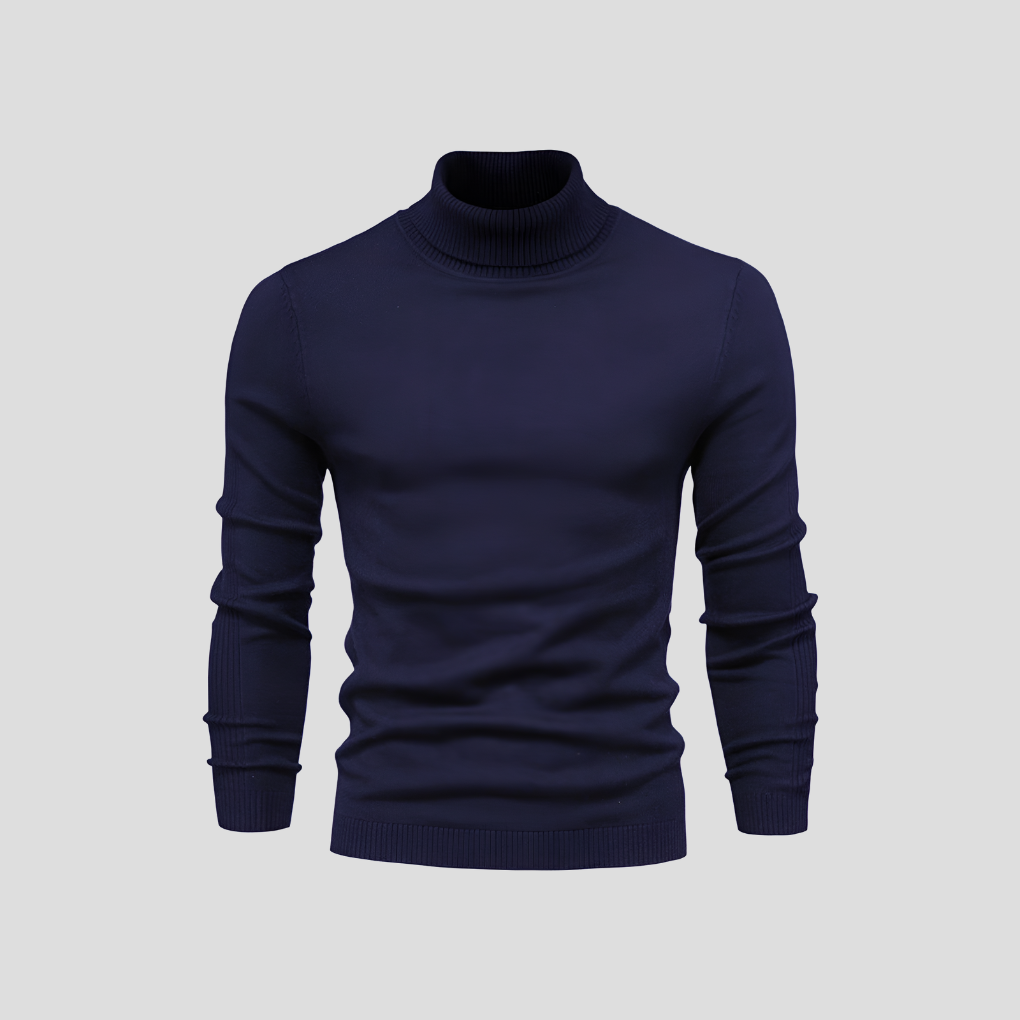 Rullekravesweater til mænd