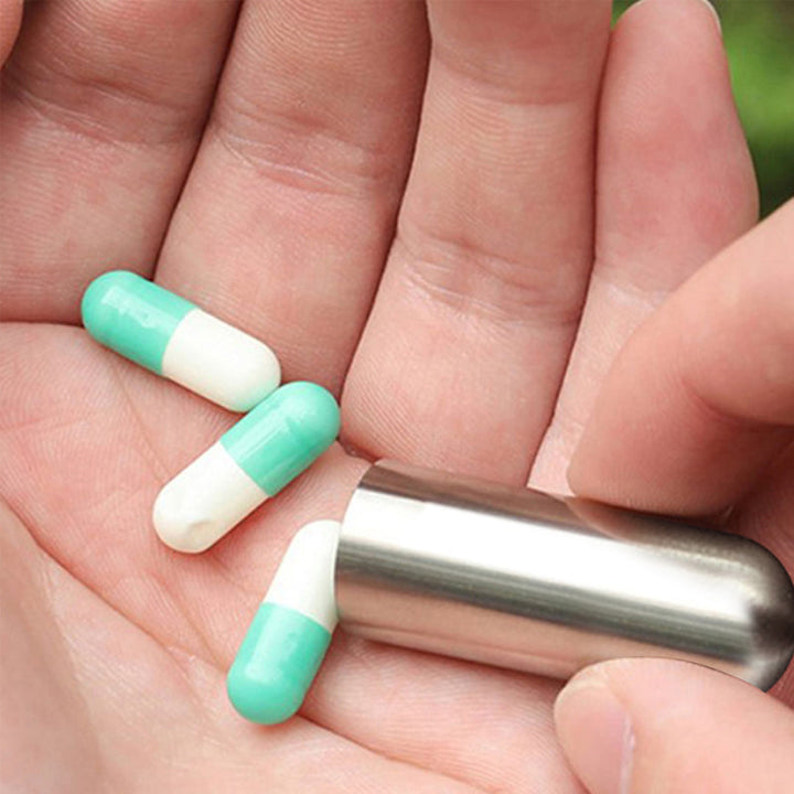 Pilleæske i rustfrit stål