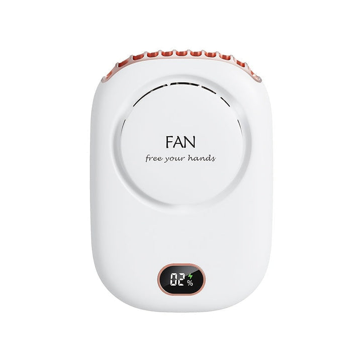 Genopladelig mini halsventilator med USB – Let med justerbare hastigheder