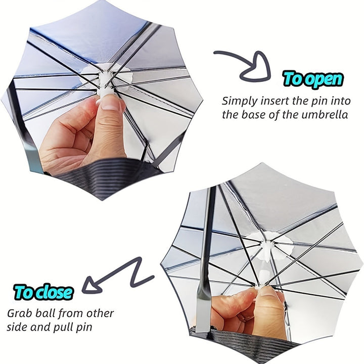 SunShade paraplyhat – let, UV-beskyttende og håndfri