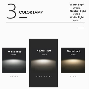 Rund LED-loftlampe | Minimalistisk nordisk design