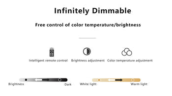 Rund LED-loftlampe | Minimalistisk nordisk design