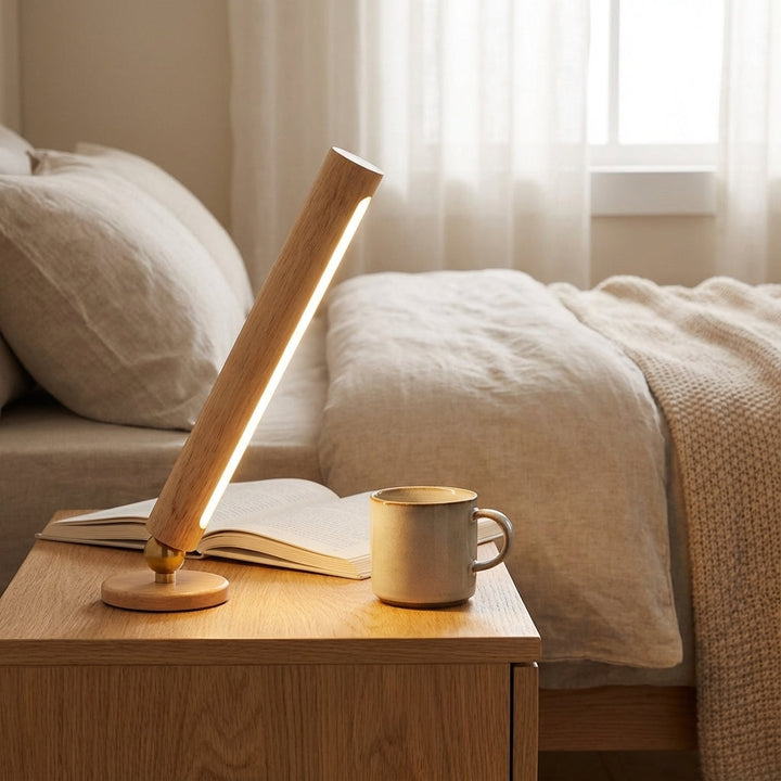 Justerbar bordlampe med vippefunktion – Baskel
