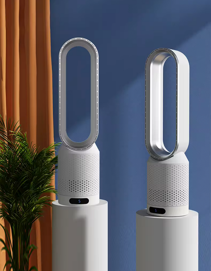 AirPure – Ultra-stille tårnventilator uden vinger (< 32 dB)