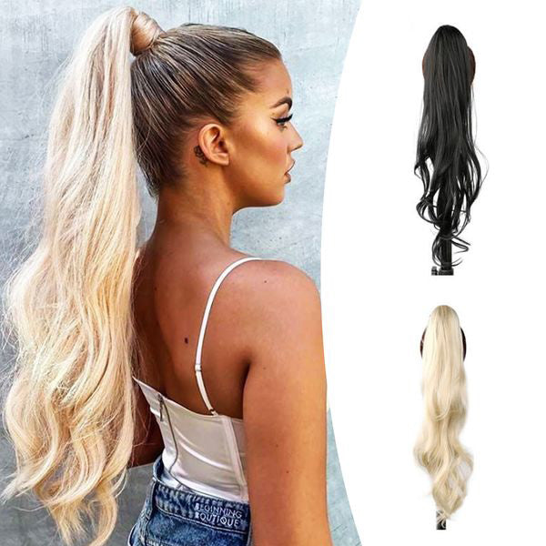 1+1 GRATIS | PonyCharm™ | Hestehale-extensions til langt og fyldigt hår