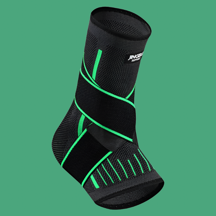 Støttende kompressionsanklebandage - FlexiFit