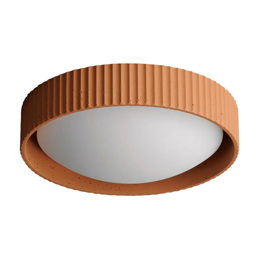 Argo loftlampe i gips-beton, flush mount