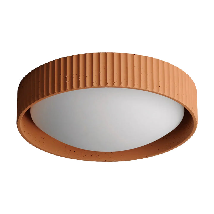 Argo loftlampe i gips-beton, flush mount