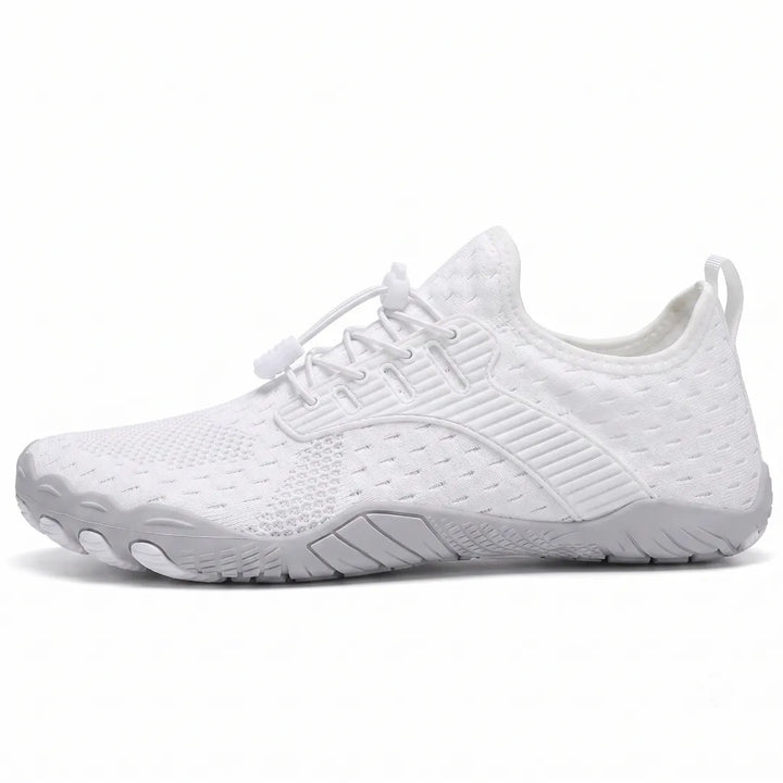 Barfodssneakers til kvinder med bred tåboks og fleksibel sål