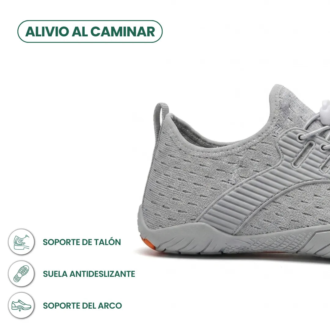 Barfodssneakers til kvinder med bred tåboks og fleksibel sål