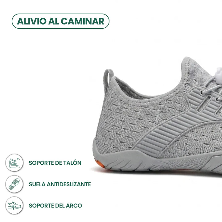 Barfodssneakers til kvinder med bred tåboks og fleksibel sål