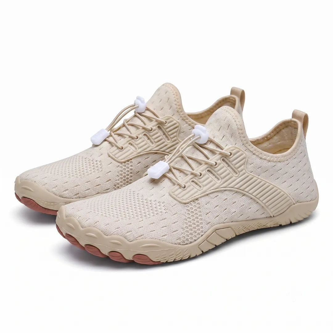 Barfodssneakers til kvinder med bred tåboks og fleksibel sål