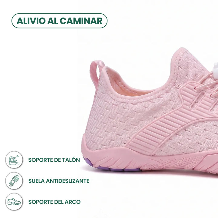 Barfodssneakers til kvinder med bred tåboks og fleksibel sål