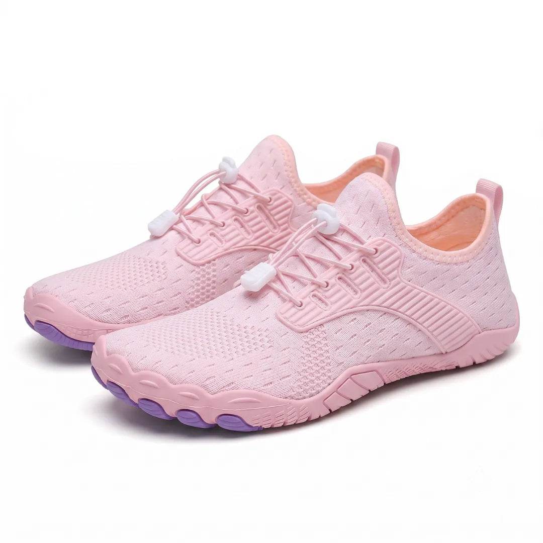 Barfodssneakers til kvinder med bred tåboks og fleksibel sål