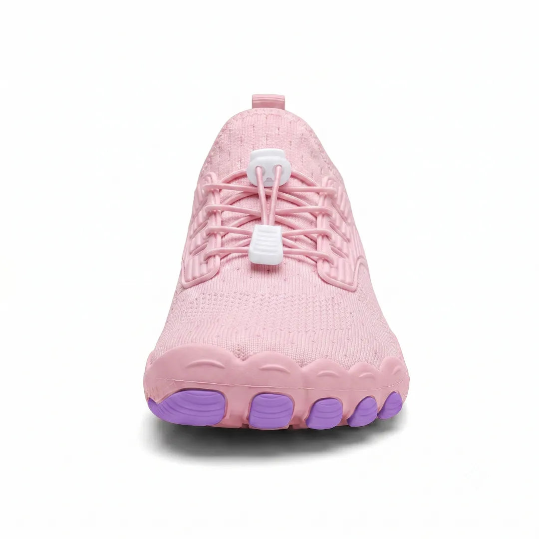 Barfodssneakers til kvinder med bred tåboks og fleksibel sål