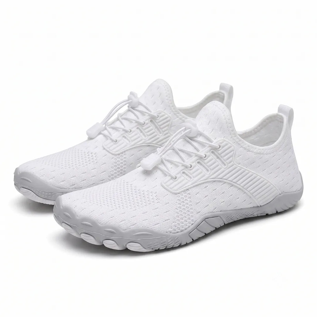 Barfodssneakers til kvinder med bred tåboks og fleksibel sål