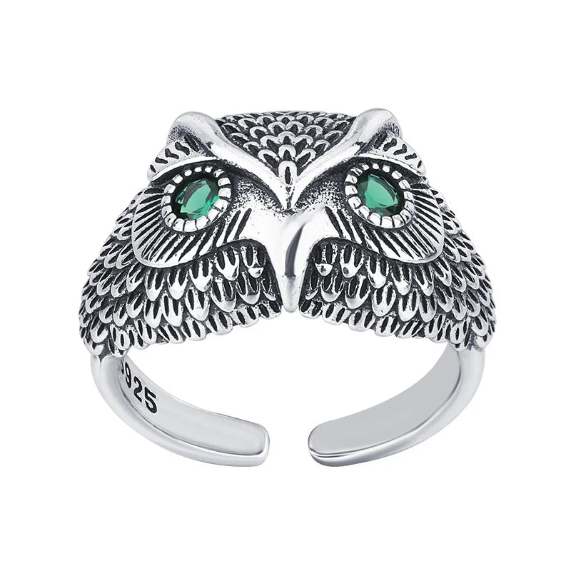 Sterlingsølv Ugle Ring