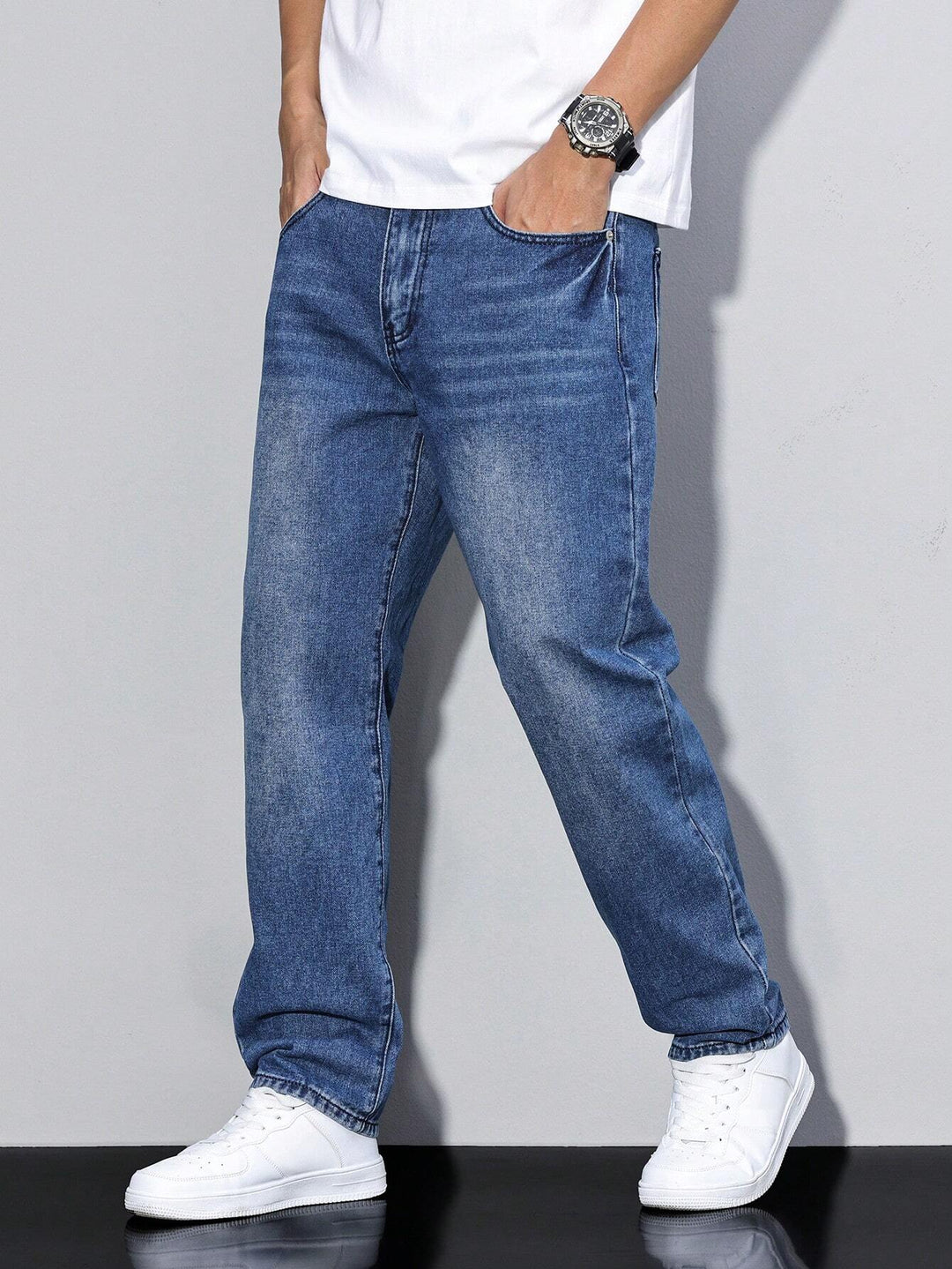 Baggy jeans til mænd | Løstsiddende pasform & fuld bevægelsesfrihed