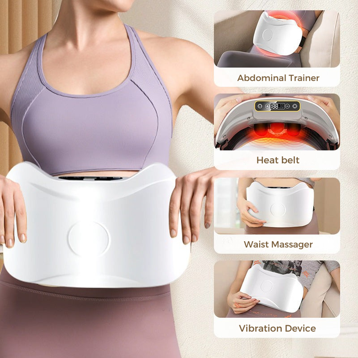 Mavemassage | Massageapparat med varme og vibration | Fremmer fordøjelsen | CoreVibe
