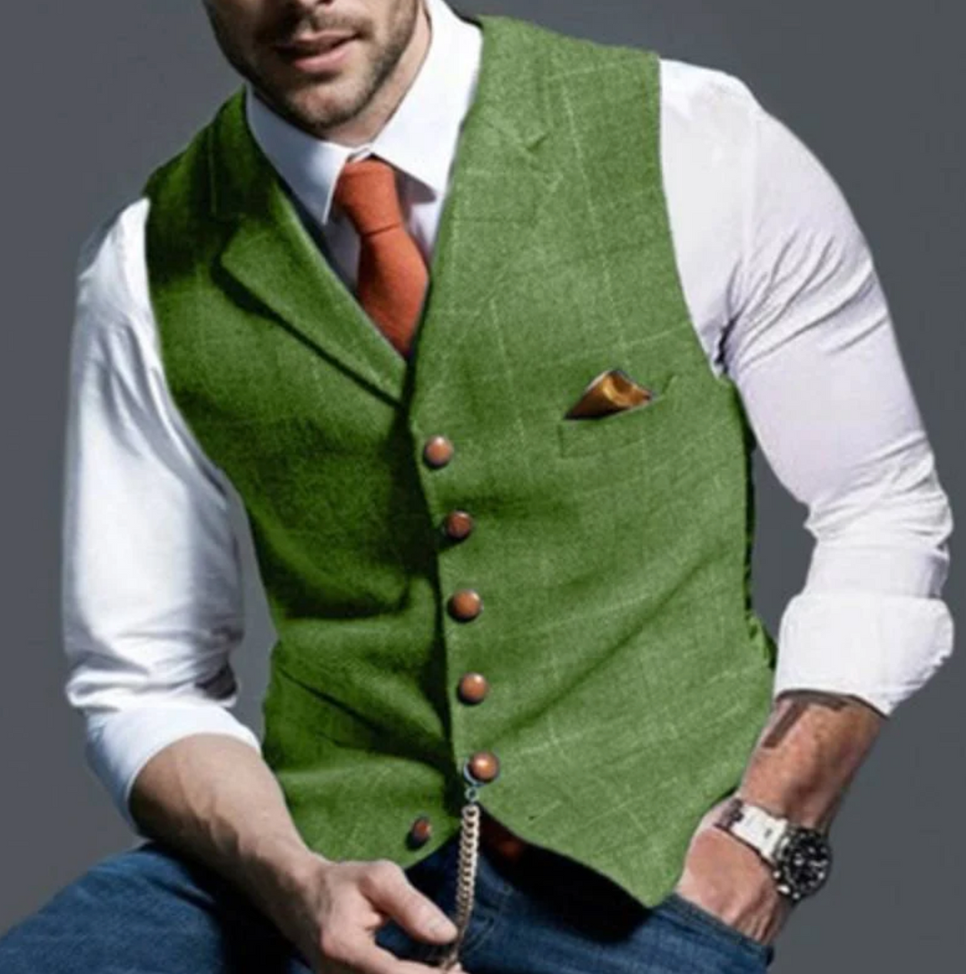 Herre vest med retro design