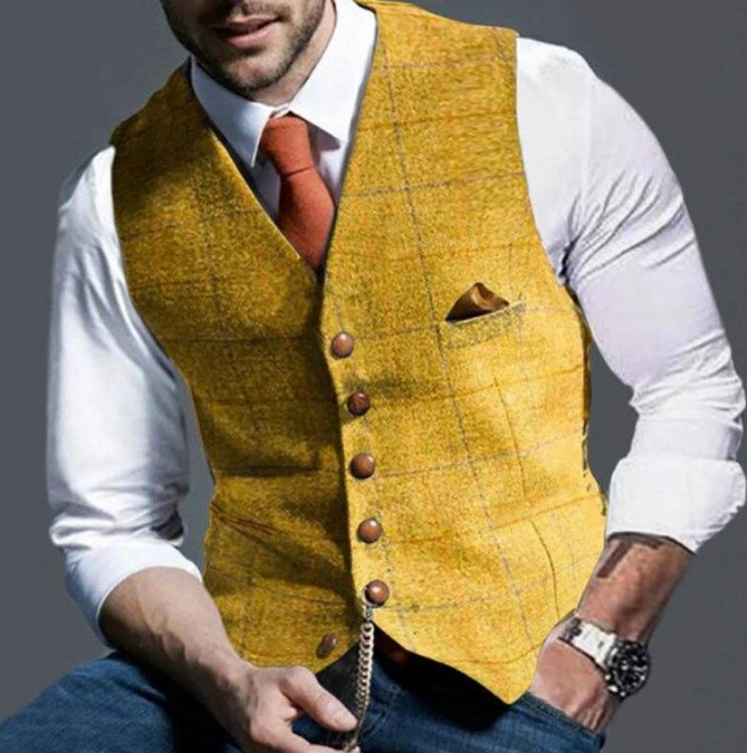 Herre vest med retro design