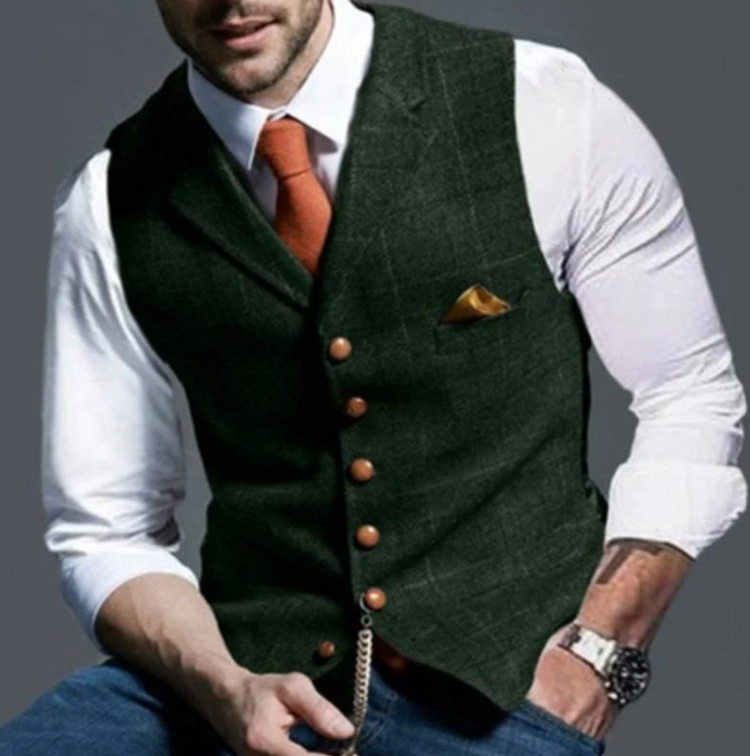 Herre vest med retro design