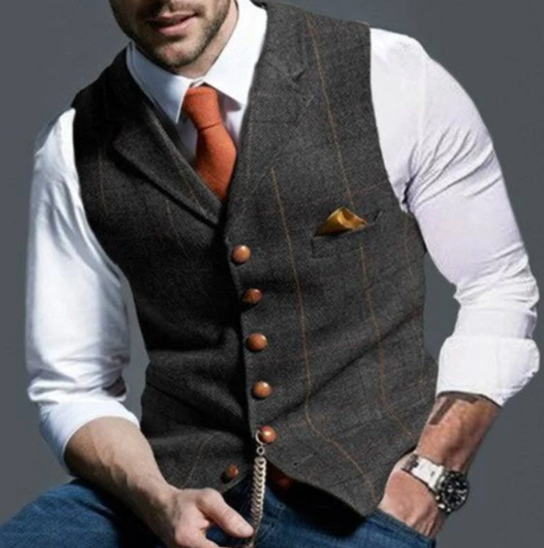 Herre vest med retro design
