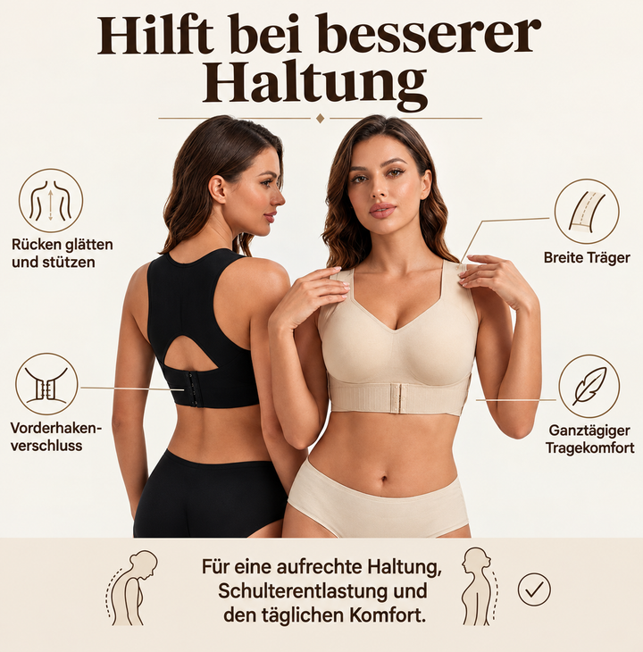 Støttende kropsholdnings-BH