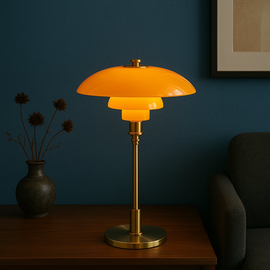 Bordlampe i dansk design