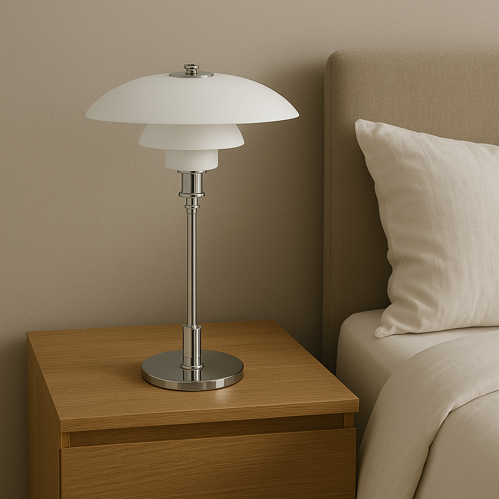 Bordlampe i dansk design