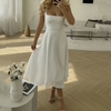 Elegant ærmeløs damekjole