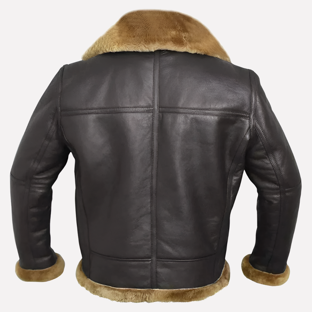 Herre Shearling-Style Jakke