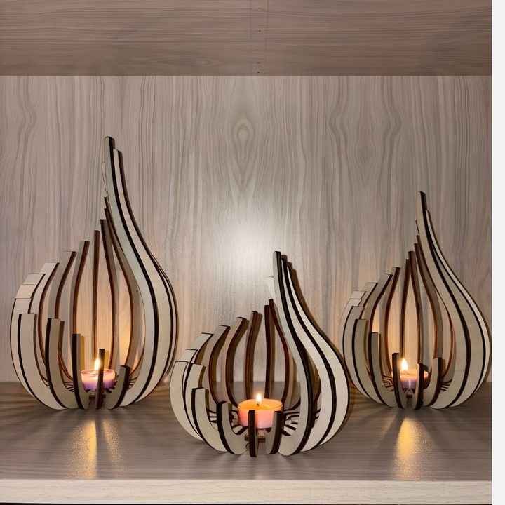 Elegant moderne minimalistisk lysestage