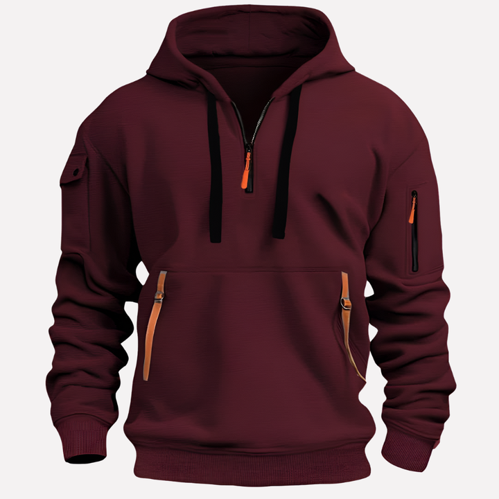 Herre Hoodie med Justerbar Hætte