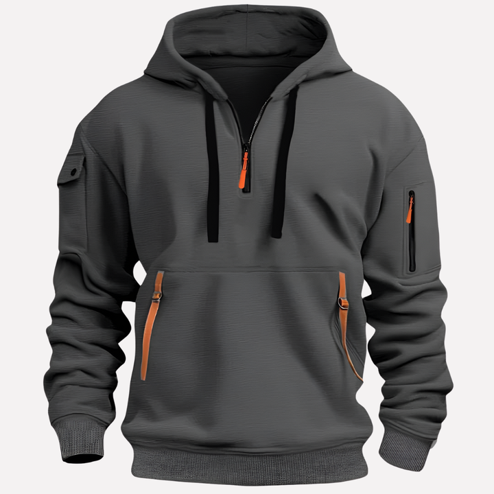 Herre Hoodie med Justerbar Hætte