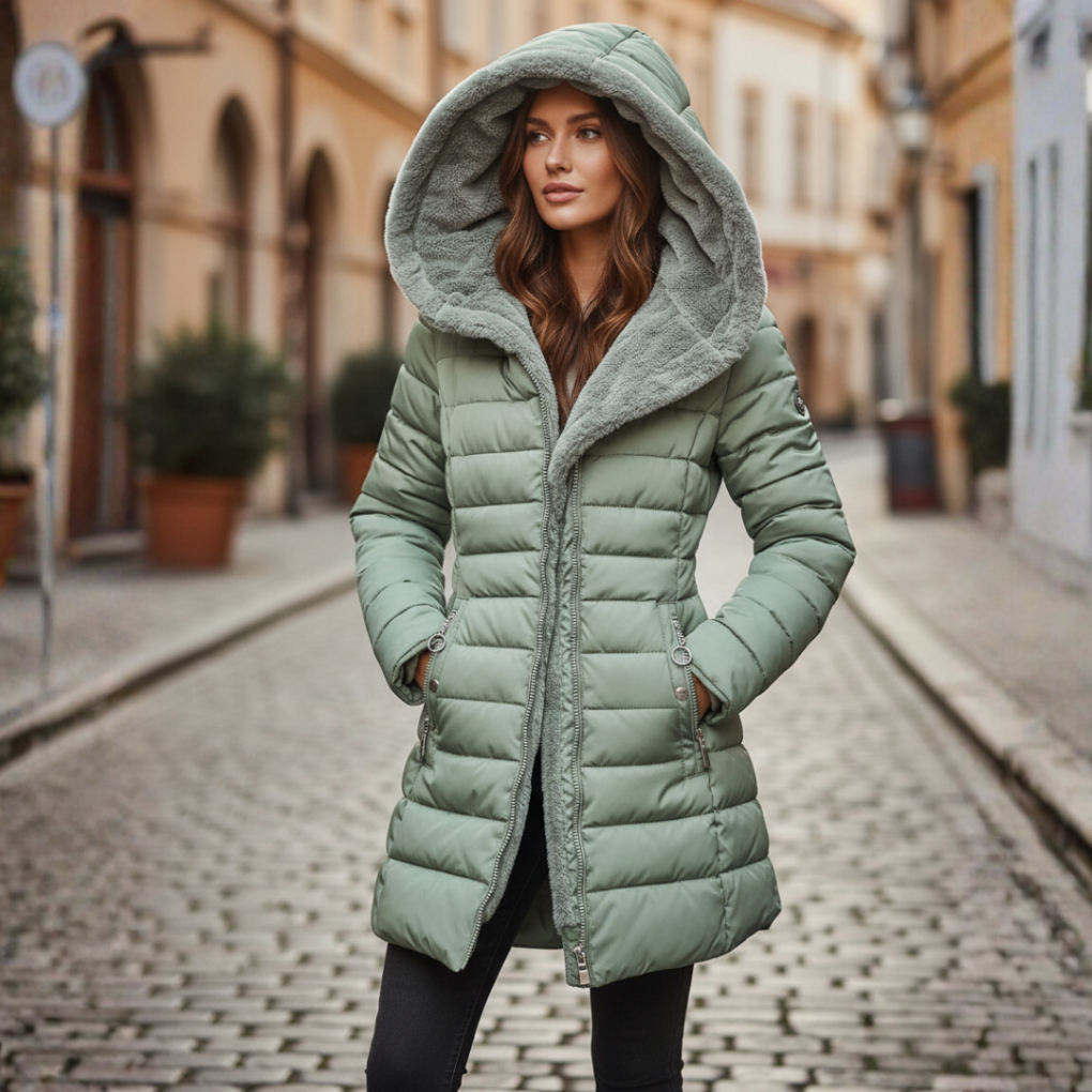 Dame Hooded Vinterjakke