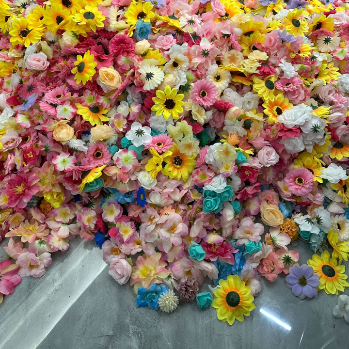 100-delt kunstig blomstersnor