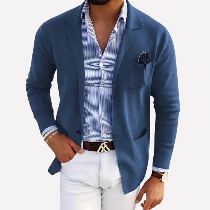 Herre Strikket Blazer