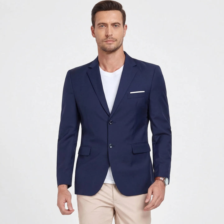 Klassisk herreblazer med kærvet revers - Laurence