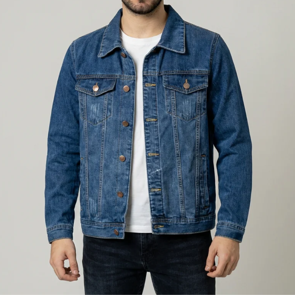 Klassisk denimjakke til mænd