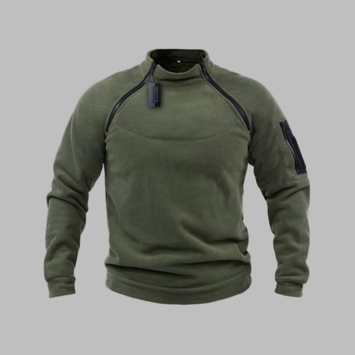 Vindtæt og fleece-sweater til mænd