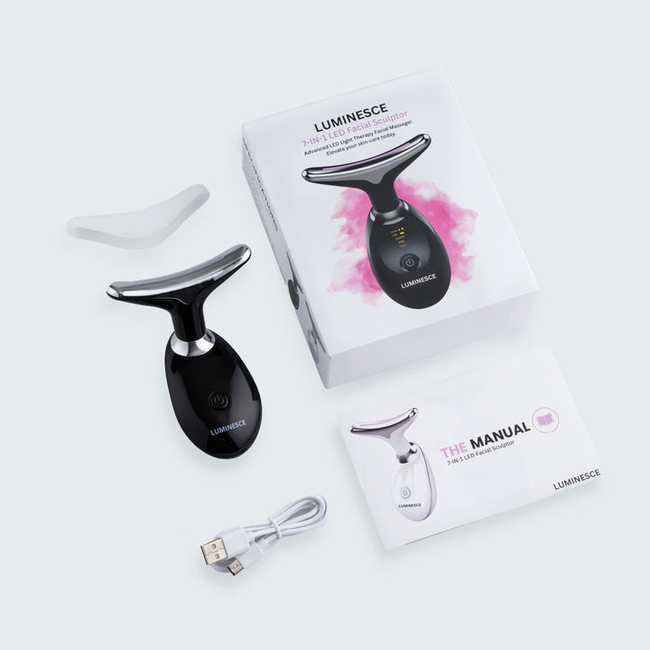 LED-ansigtsløftnings- og massageredskab 7-i-1 – Vénera